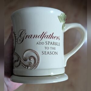 Pretty Grandfather Large Size Christmas Mug
